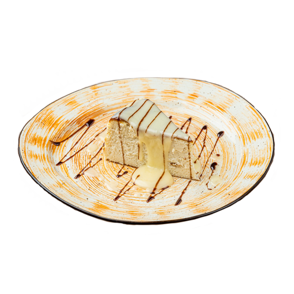 Чизкейк с карамельным соусом