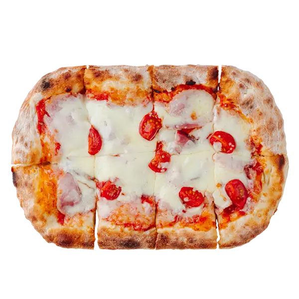 Изображение Римская пицца с копченой грудинкой