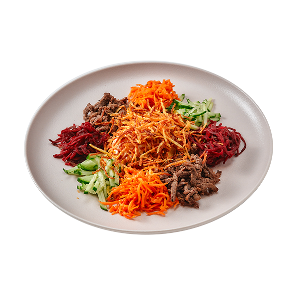Чафан с телятиной и хрустящей картошкой пай