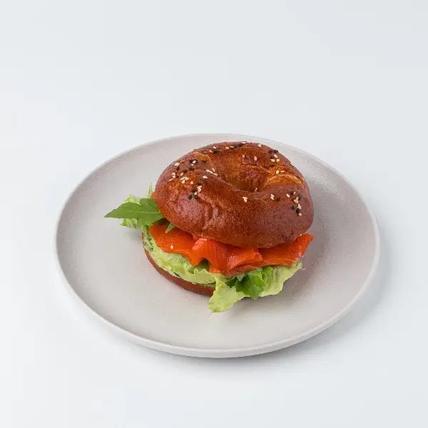 Изображение Бэйгл с форелью