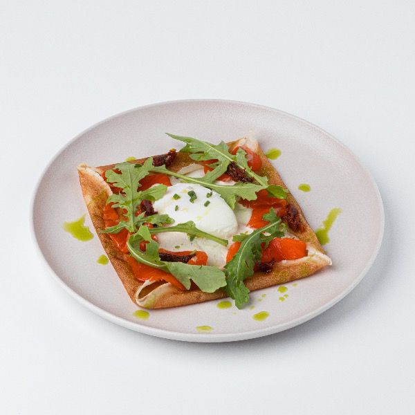 Блин с форелью