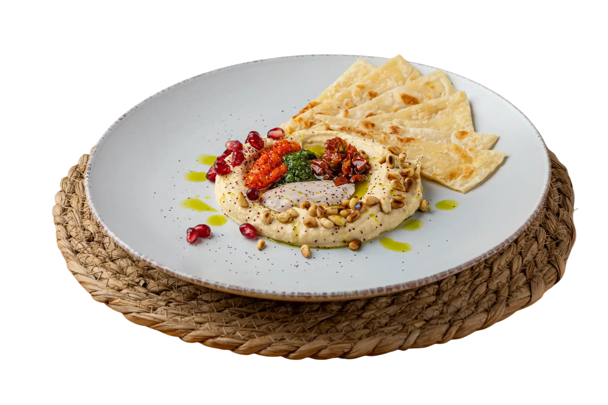 Изображение Хумус с вялеными томатами