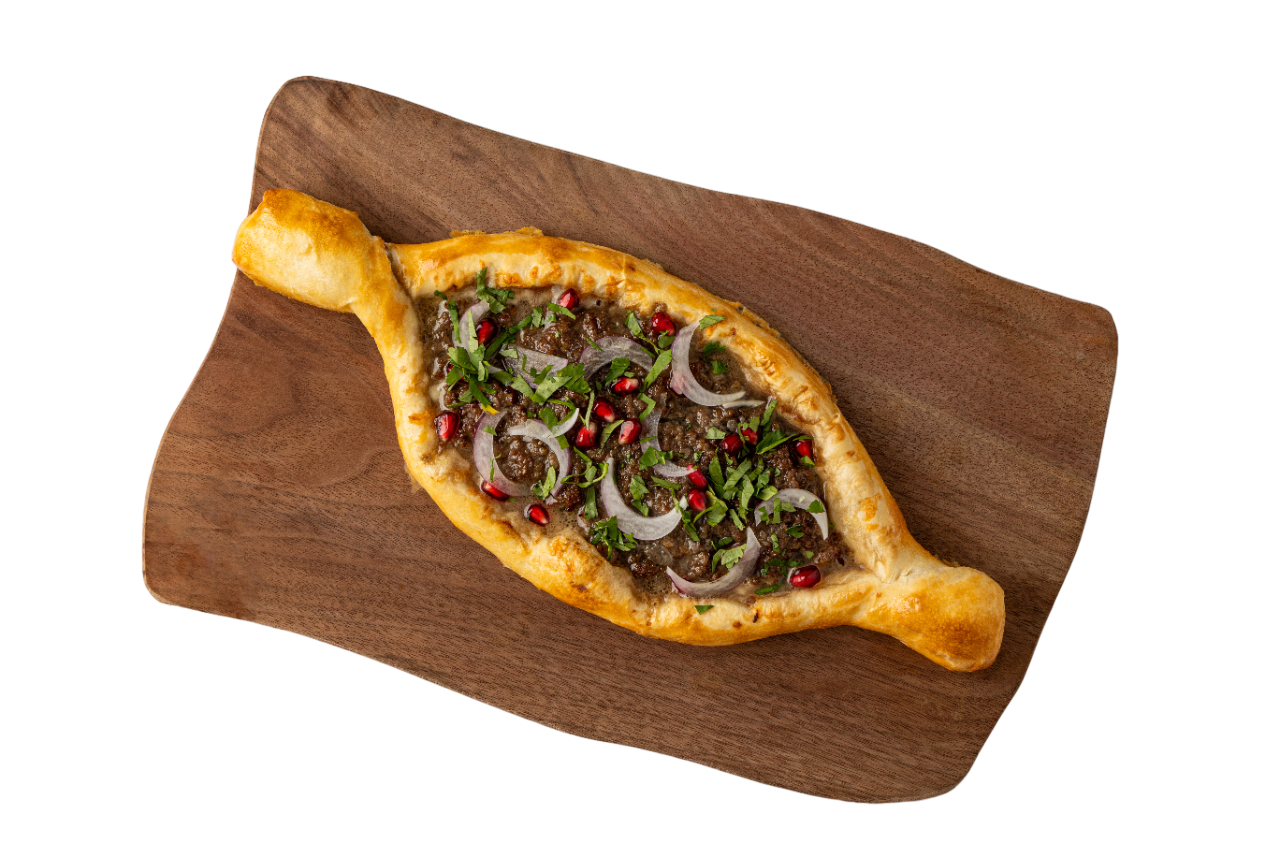 Пиде с телятиной