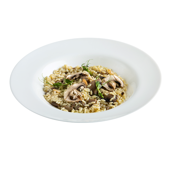 Орзо с грибами 