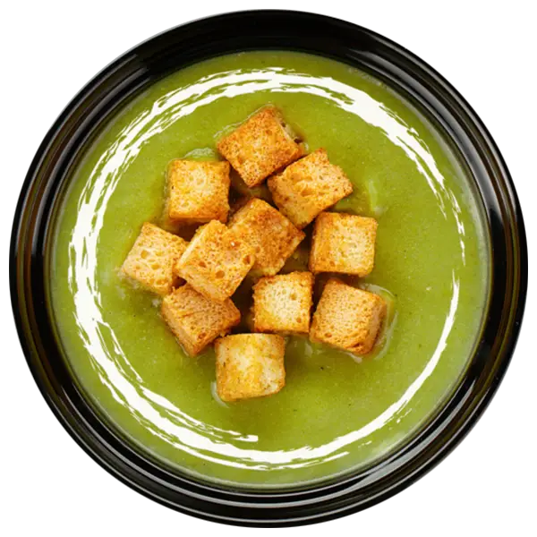 Изображение Суп-пюре из брокколи и зелёного горошка 