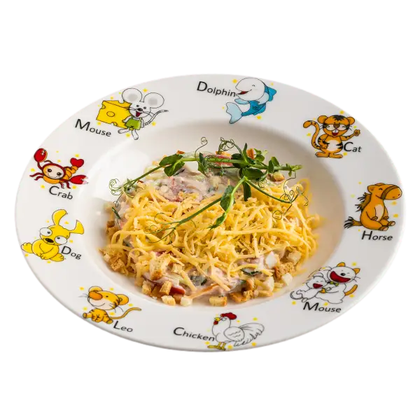 Изображение Салат с ветчиной и сухариками