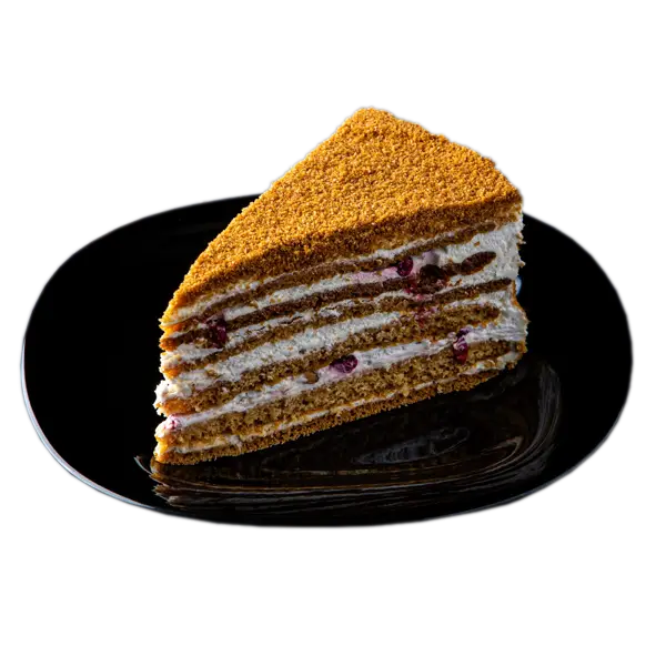 Изображение Торт Медовый с брусникой