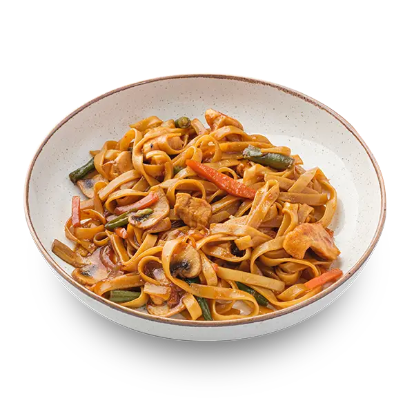 Изображение Лапша с курицей блюдо недели