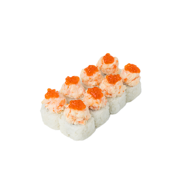 Ролл с тартаром из креветки