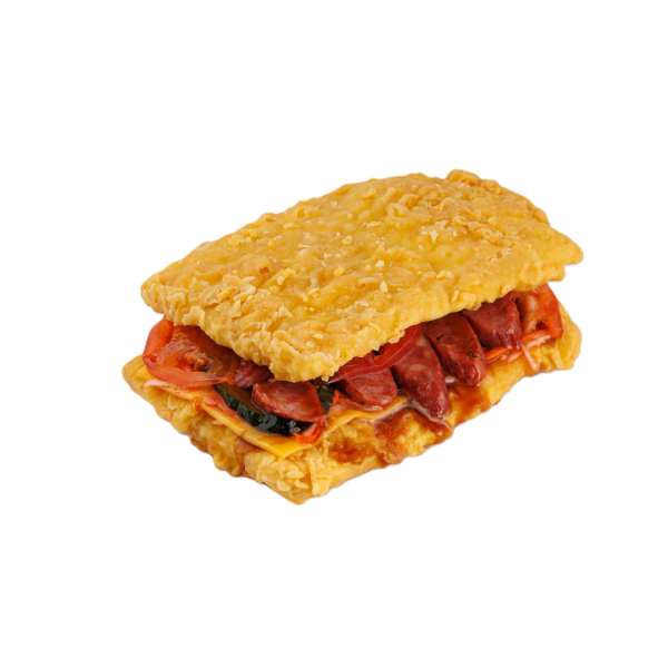 Сендвич с охотничьими колбасками