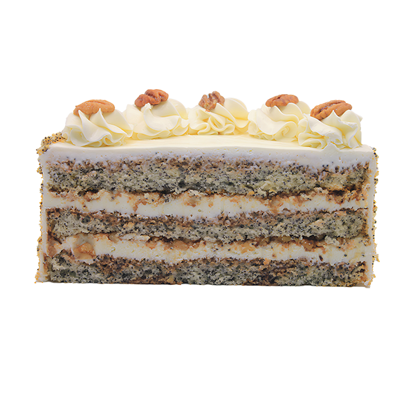 Торт «Маковый с орехом пекан»