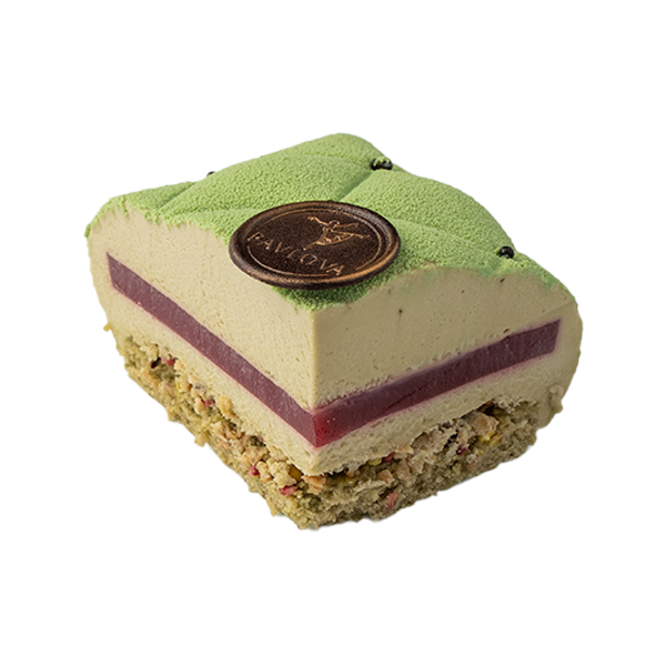 Муссовый торт «Матча-фисташка-малина»