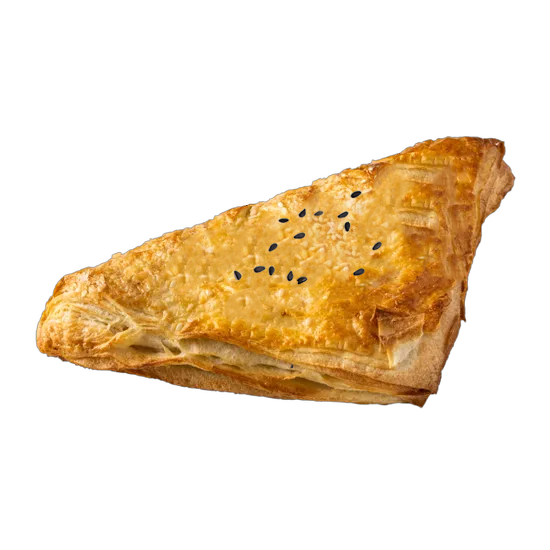 Слойка с форелью и рисом