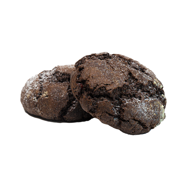 Шоколадное печенье с вяленой клюквой