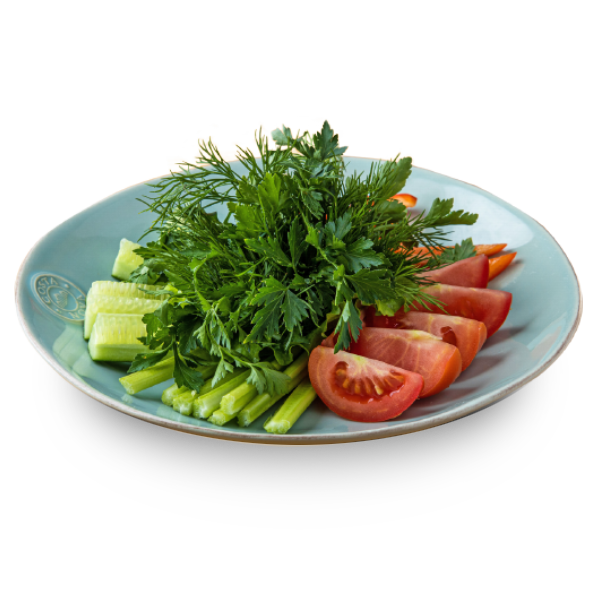 Овощи с зеленью