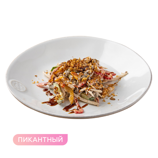 Салат с телятиной терияки