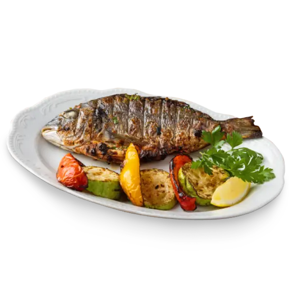 Изображение Дорадо на гриле с овощами