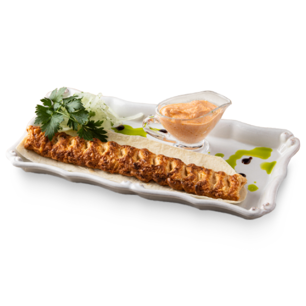 Люля кебаб из птицы и креветками