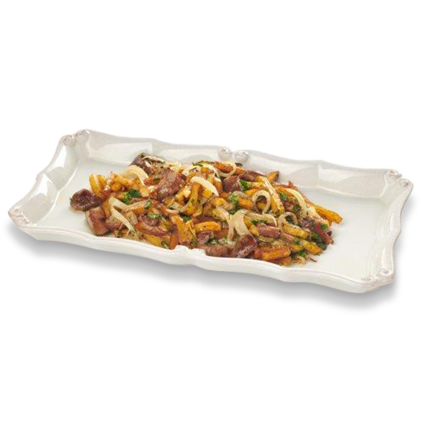 Картофель жареный с белыми грибами