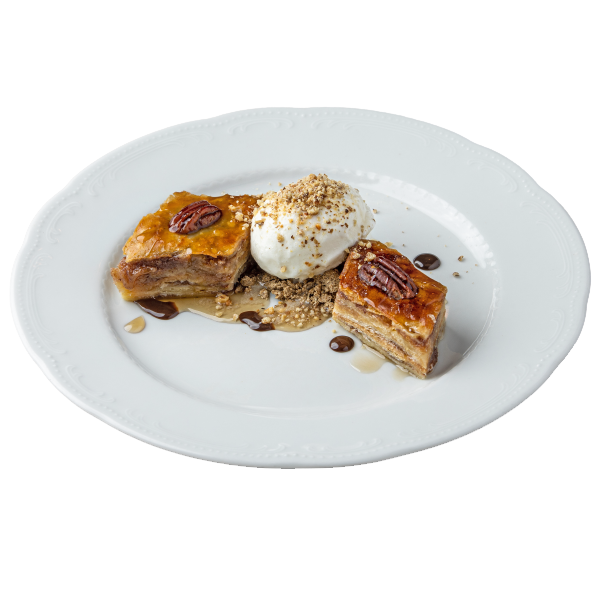 Домашняя пахлава с мороженым