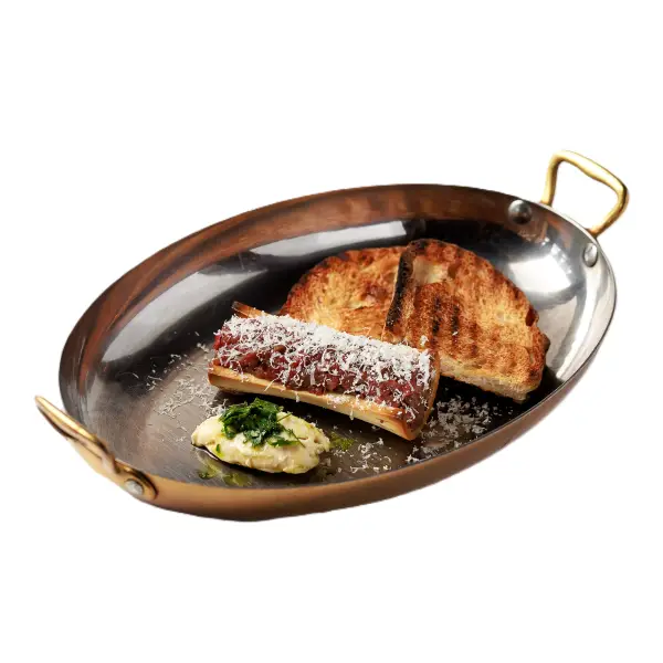 Изображение Тар тар на кости с копченым маслом 