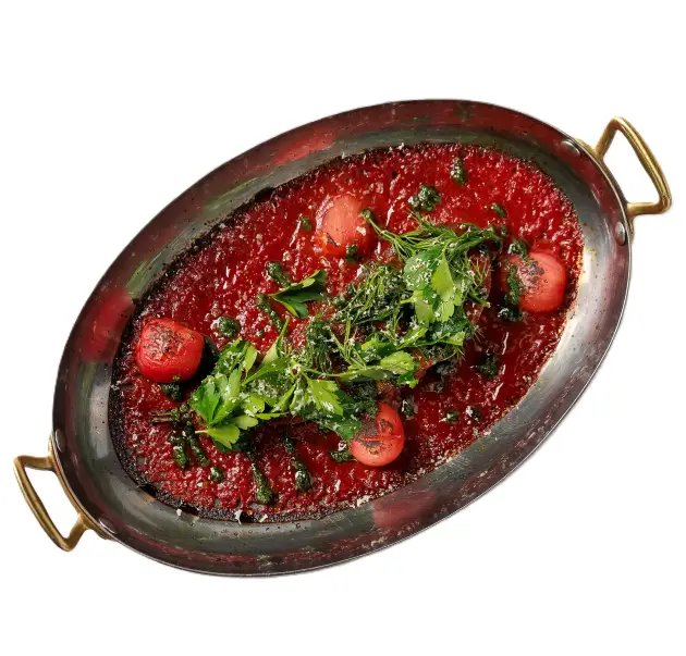 Изображение Запеченый баклажан в соусе Пиканто