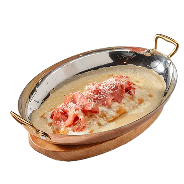 Изображение Лазанья с прошутто, шпинатом и моцареллой