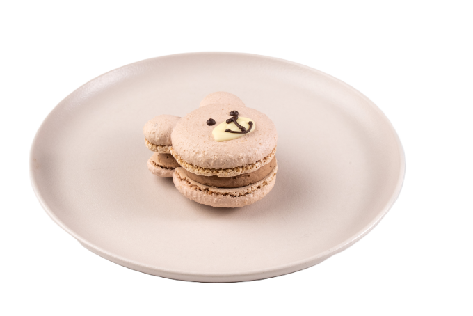 Пирожное макарон Банановый мишка 