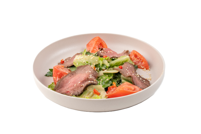 Салат с ростбифом