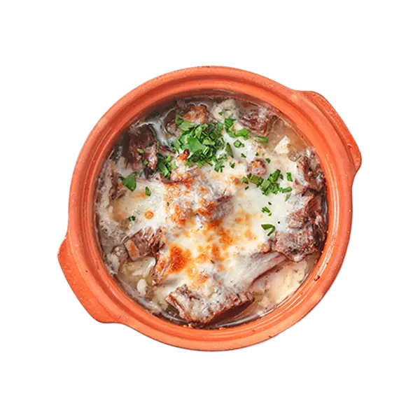 Изображение Томленые телячьи щечки с грибами