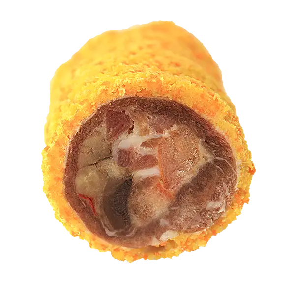 Изображение Рулет из говядины с хамоном, грибами и томатами