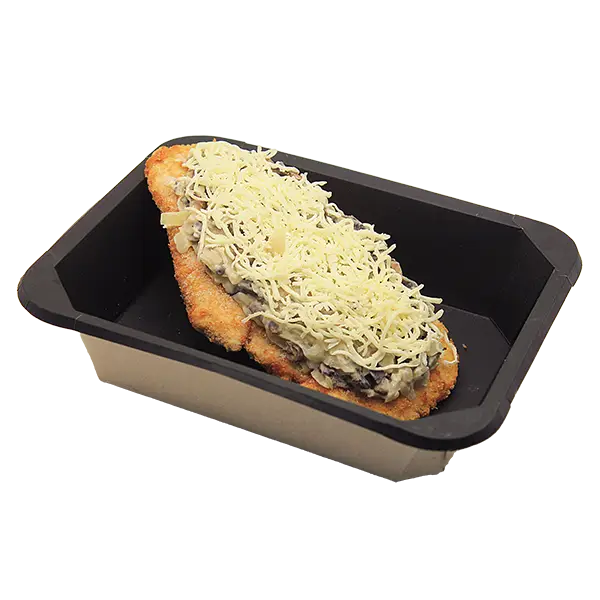 Изображение Отбивная из филе курицы с грибами под сыром