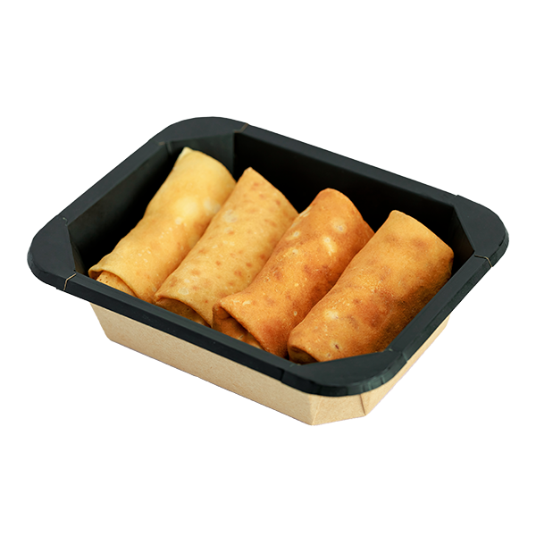 Блины с творогом и клубникой