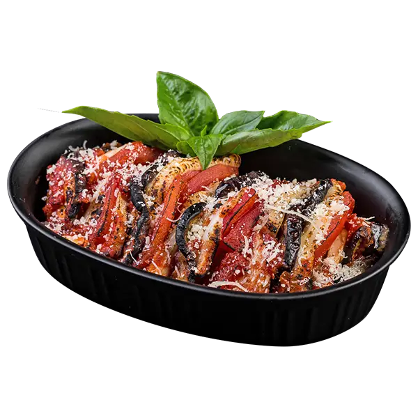 Изображение Запечённый баклажан с цыплёнком 