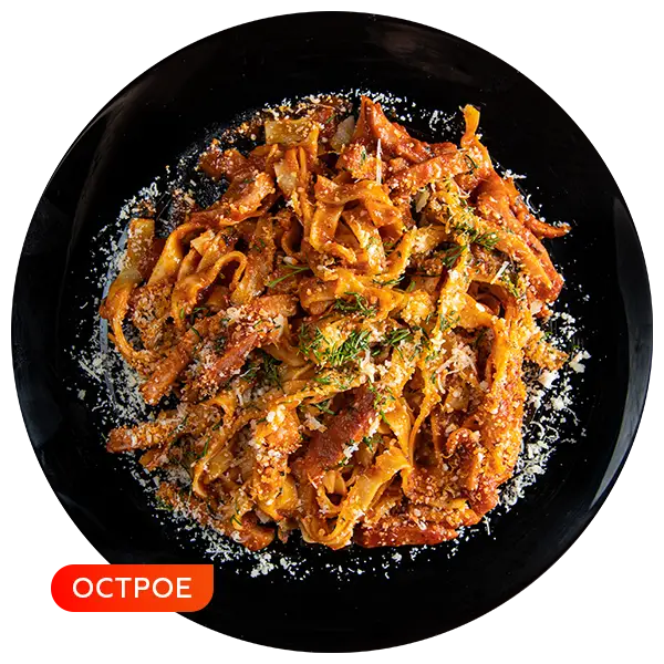 Изображение Острый с ветчиной и грудинкой 