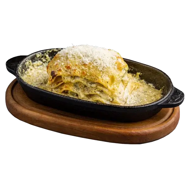 Изображение Лазанья с куриным филе и шпинатом