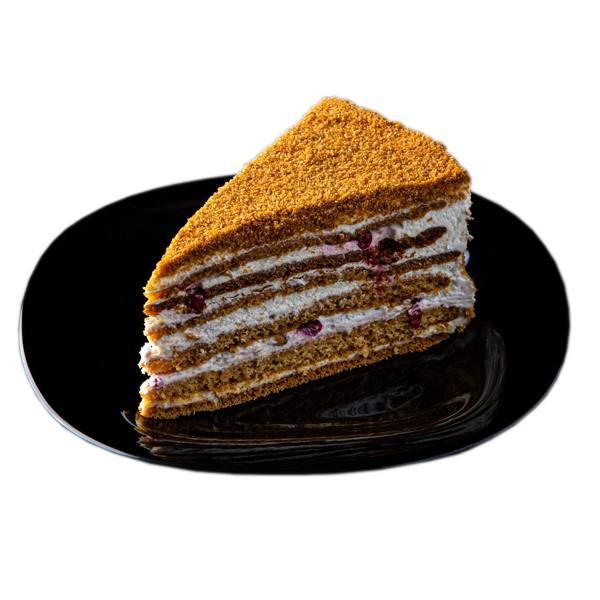 Медовый с брусникой