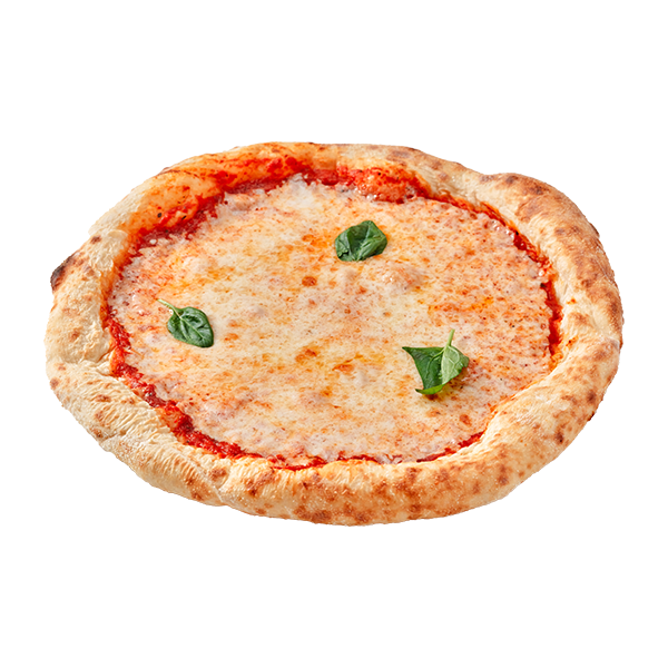 Пицца Маргарита с моцареллой и базиликом
