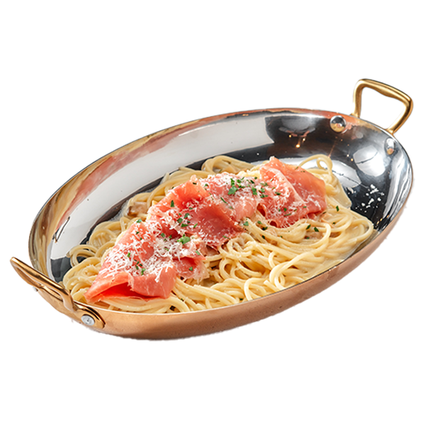 Паста с прошутто и  грибами