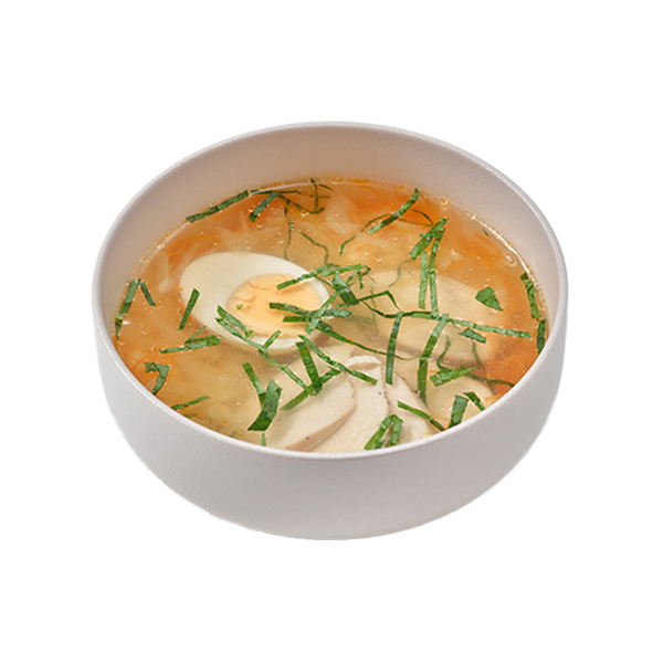 Легкий куриный бульон с  орзо