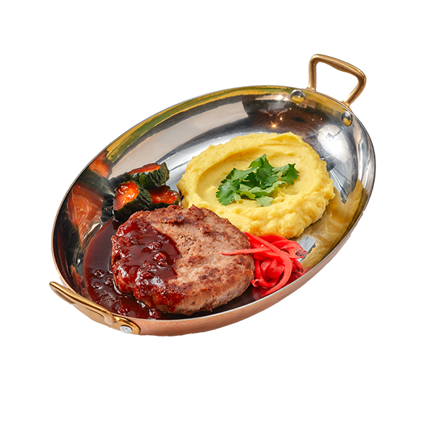 Бифштекс XL из фермерской телятины с пюре