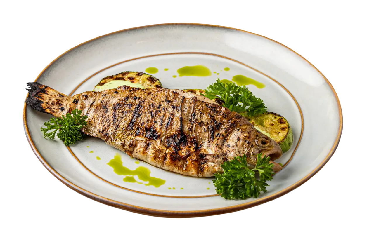 Изображение Мини форель с цукини