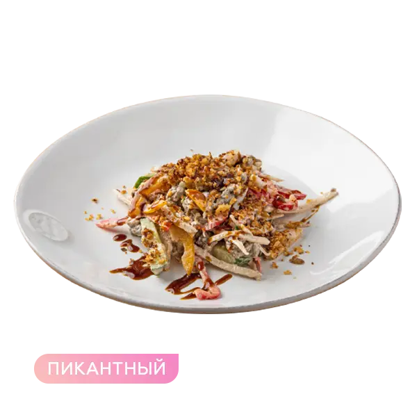 Изображение Салат с телятиной терияки