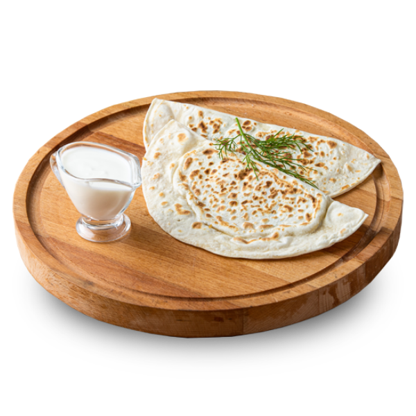 Кутабы с сыром и зеленью