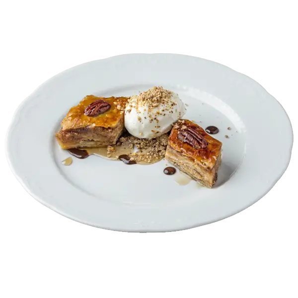 Изображение Домашняя пахлава с мороженым